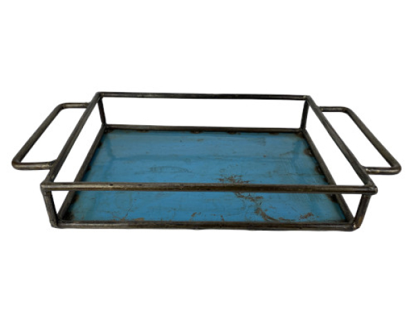 Upcycling Tablett aus recycelten Ölfässern